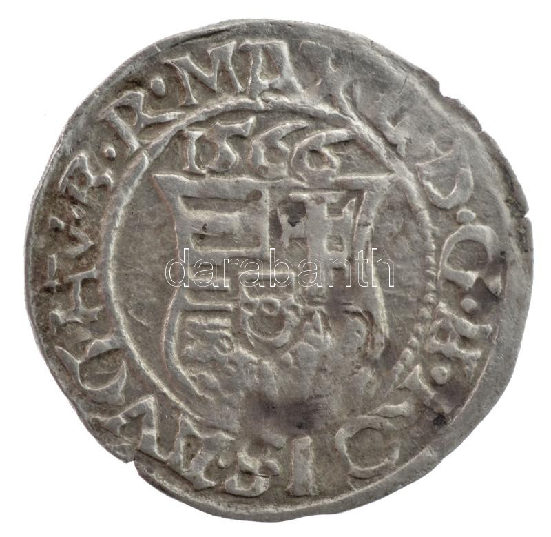 1566K-B Denár Ag 'Miksa' (0,38g) T:1,1- Hungary 1566K-B Denar Ag 'Maximilian' (0,38g) C:UNC,AU Huszár: 992., Unger II.: 766.a - Image 2