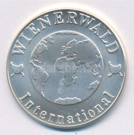 Német Szövetségi Köztársaság 1972. 'Wienerwald Verwaltungszentrum' jelzett Ag emlékérem (11,92g/0.925/32mm) T:1 Federal Republic Germany 1972. 'Wienerwald Verwaltungszentrum' hallmarked Ag commemorative medallion (11,92g/0.925/32mm) C:UNC