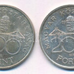 1992. 200Ft Ag 'MNB' + 1994. 200Ft Ag 'Deák' T:1-,2 patina, kis ph Adamo F13,F13.1 - Image 2