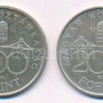 1994. 200Ft Ag 'Deák' (2x) T:1-,2 patina, kis ph Adamo F13.1 - Image 2