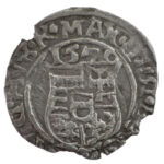 1570K-B Denár Ag 'Miksa' (0,43g) T:1-,2 kitörés Hungary 1570K-B Denar Ag 'Maximilian' (0,43g) C:AU,XF cracked Huszár: 992., Unger II.: 766.a - Image 2