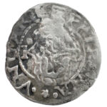 1572K-B Denár Ag 'Miksa' (0,54g) T:2- patina Hungary 1572K-B Denar Ag 'Maximilian' (0,54g) C:VF patina Huszár: 992., Unger II.: 766.a