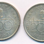 1993. 200Ft Ag 'MNB' (2x) T:1-,2 patina Adamo F13 - Image 2