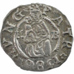 1580K-B Denár Ag 'Rudolf' (0,58g) T:1- Hungary 1580K-B Denar Ag 'Rudolf' (0,58g) C:AU Huszár: 1059.,Unger II.: 811.a