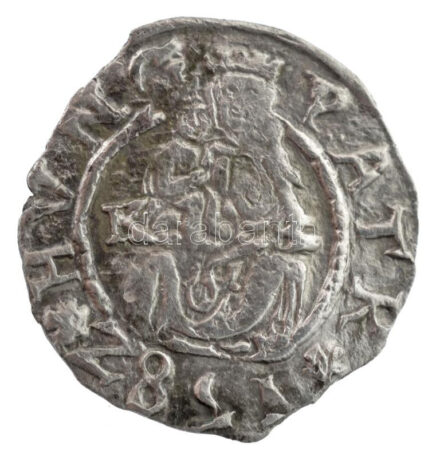 1582K-B Denár Ag 'Rudolf' (0,51g) T:1-,2 patina Hungary 1582K-B Denar Ag 'Rudolf' (0,51g) C:AU,XF patina Huszár: 1059.,Unger II.: 811.a