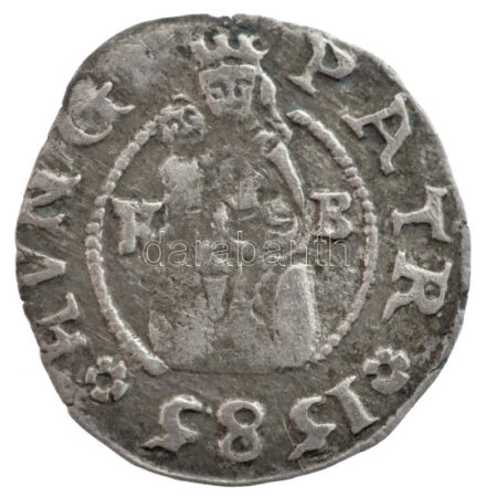 1585K-B Denár Ag 'Rudolf' (0,55g) T:2 patina Hungary 1585K-B Denar Ag 'Rudolf' (0,55g) C:XF patina Huszár: 1059.,Unger II.: 811.a