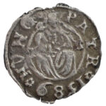 1589K-B Denár Ag 'Rudolf' (0,45g) T:2 patina Hungary 1589K-B Denar Ag 'Rudolf' (0,45g) C:XF patina Huszár: 1059.,Unger II.: 811.a