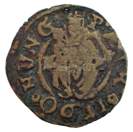 1590K-B Denár Ag 'Rudolf' (0,42g) T:2,2- patina Hungary 1590K-B Denar Ag 'Rudolf' (0,42g) C:XF,VF patina Huszár: 1059.,Unger II.: 811.a