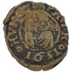 1591K-B Denár Ag 'Rudolf' (0,46g) T:2- patina Hungary 1591K-B Denar Ag 'Rudolf' (0,46g) C:VF patina Huszár: 1059.,Unger II.: 811.a
