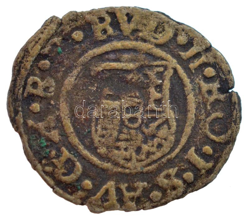 1591K-B Denár Ag 'Rudolf' (0,46g) T:2- patina Hungary 1591K-B Denar Ag 'Rudolf' (0,46g) C:VF patina Huszár: 1059.,Unger II.: 811.a - Image 2