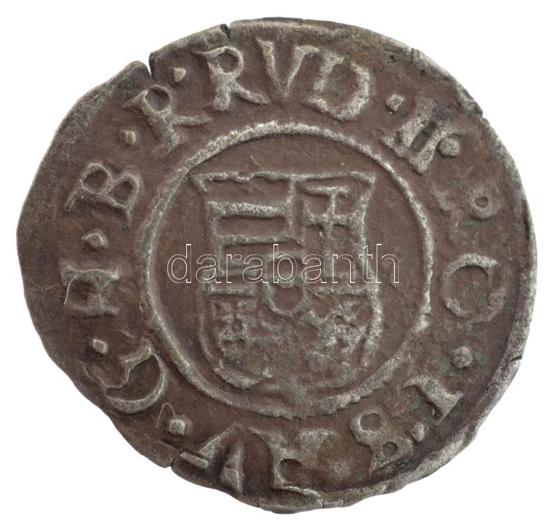1594K-B Denár Ag 'Rudolf' (0,45g) T:2- patina Hungary 1594K-B Denar Ag 'Rudolf' (0,45g) C:VF patina Huszár: 1059.,Unger II.: 811.a - Image 2