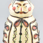 Szűcs Imre Tiszafüred Miska kancsó, jelzett, kis mázlepattanásokkal, m: 24,5 cm