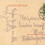 1908 Marosillye, Ilia; Fő utca. W. L. 3119. / main street + 'GYULA-FEHÉRVÁR - BUDAPEST 5. SZ. C' vasúti mozgóposta bélyegző (fa) - Image 2