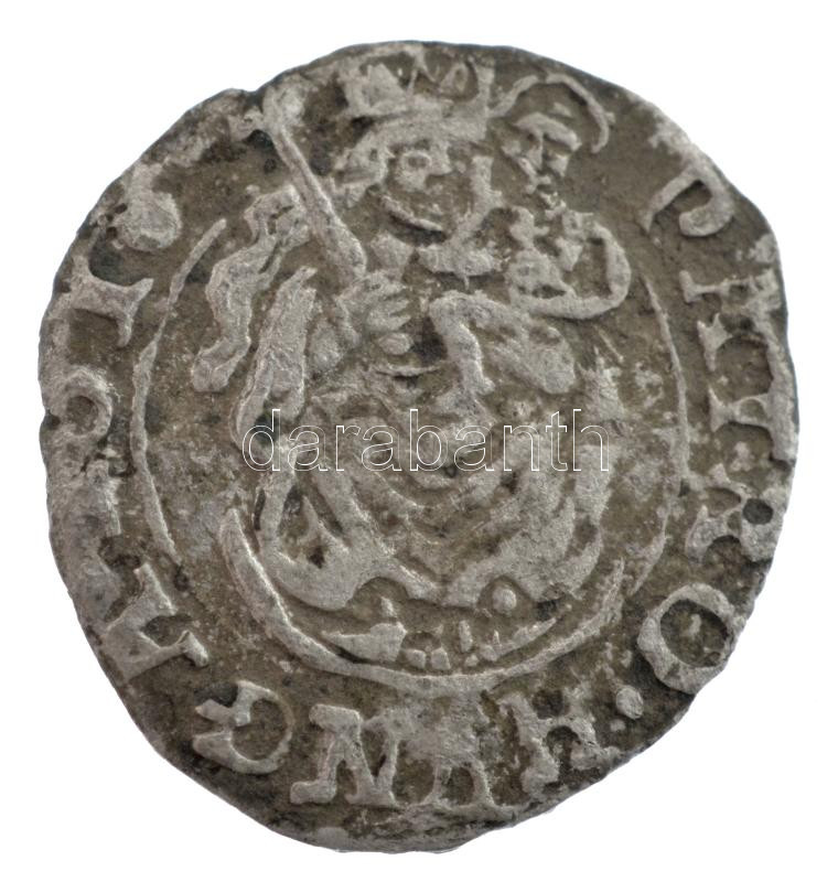 1618K-B Denár Ag 'II. Mátyás' (0,57g) T:2 patina Hungary 1618K-B Denár Ag 'Matthias II' (0,57g) C:XF patina Huszár: 1141., Unger II.: 870.