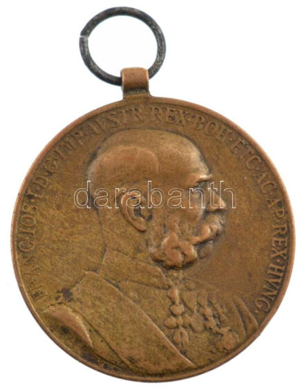 1898. 'Jubileumi Emlékérem a Fegyveres Erő Számára / Signum memoriae (AVSTR)' bronz kitüntetés mellszalag nélkül T:2 Hungary 1898. 'Commemorative Jubilee Medal for the Armed Forces' bronze decoration without ribbon C:EF NMK 249.