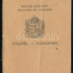 1927 Győr, a Magyar Királyság által kiállított fényképes útlevél - Image 2