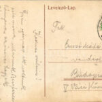 1913 Zólyombrézó, Podbrezová; Állami elemi iskola / elementary school + 'ZÓLYOM-BREZÓ - ZÓLYOM 98. SZ.' vasúti mozgóposta bélyegző (EK) - Image 2