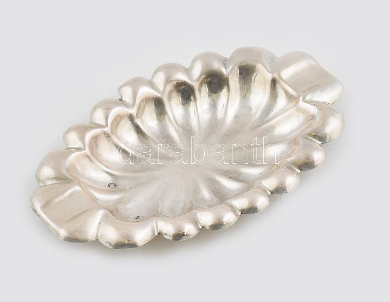Ezüst (Ag) hamutál, jelzett, 8,5x13 cm, nettó: 38g