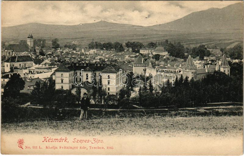 Késmárk, Kezmarok (Szepes, Zips); Feitzinger Ede 1905. No. 911. L. (EK)