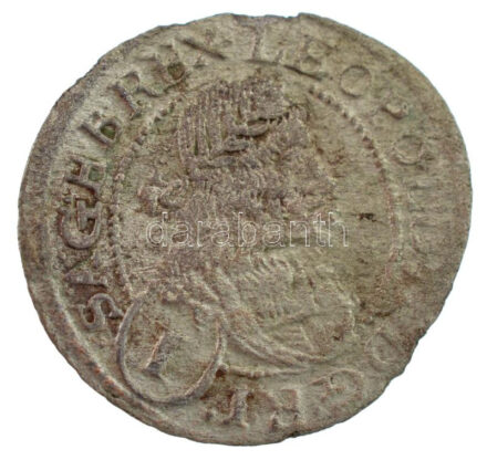 Ausztria 1670. 1kr Ag 'I. Lipót' Bécs (0,52g) T:2,2- Austria 1670. 1 Kreuzer Ag 'Leopold I' Wien (0,52g) C:XF,VF Krause KM#1229