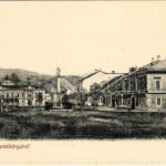 Breznóbánya, Brezno nad Hronom; látkép. Kreisler József kiadása / general view