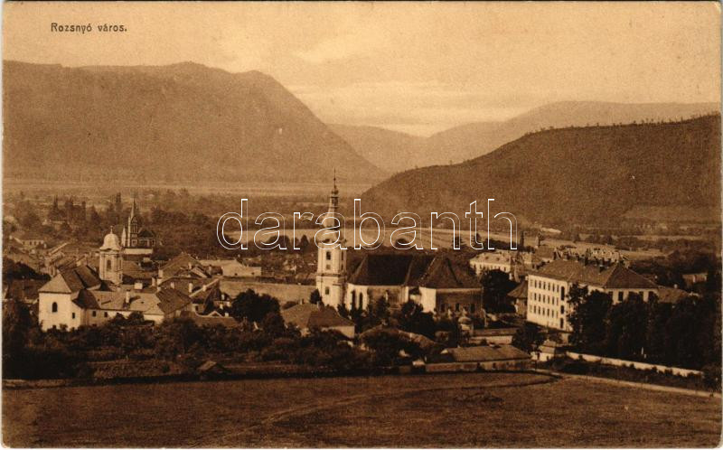 Rozsnyó, Roznava; látkép. Falvi Jenő kiadása / general view