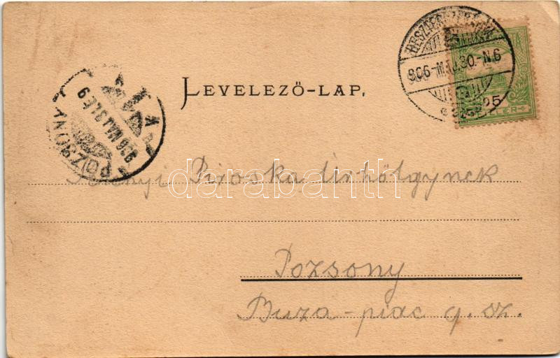 1906 Fülek, Filakovo; vár, Stefani kastély. Ivánszky Elek kiadása / castles (EK) - Image 2
