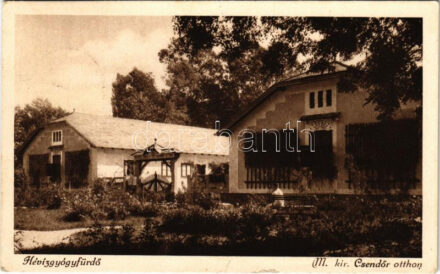 1938 Hévíz, M. kir. Csendőr otthon (EK)
