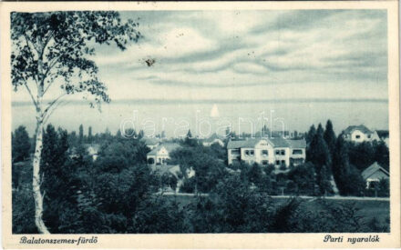 1934 Balatonszemes-fürdő, parti nyaralók