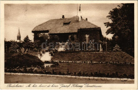 1934 Budakeszi, M. kir. honvéd és közrendészeti József Főherceg szanatórium, igazgatósági épület