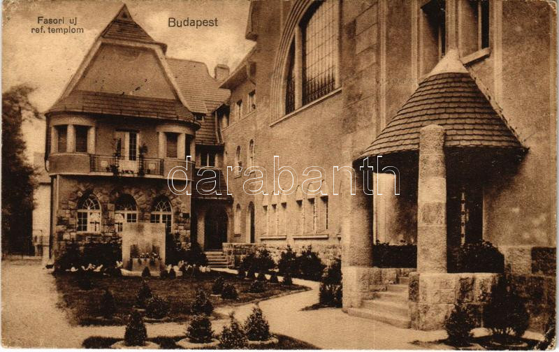 1913 Budapest VII. Fasori új református templom (EK)