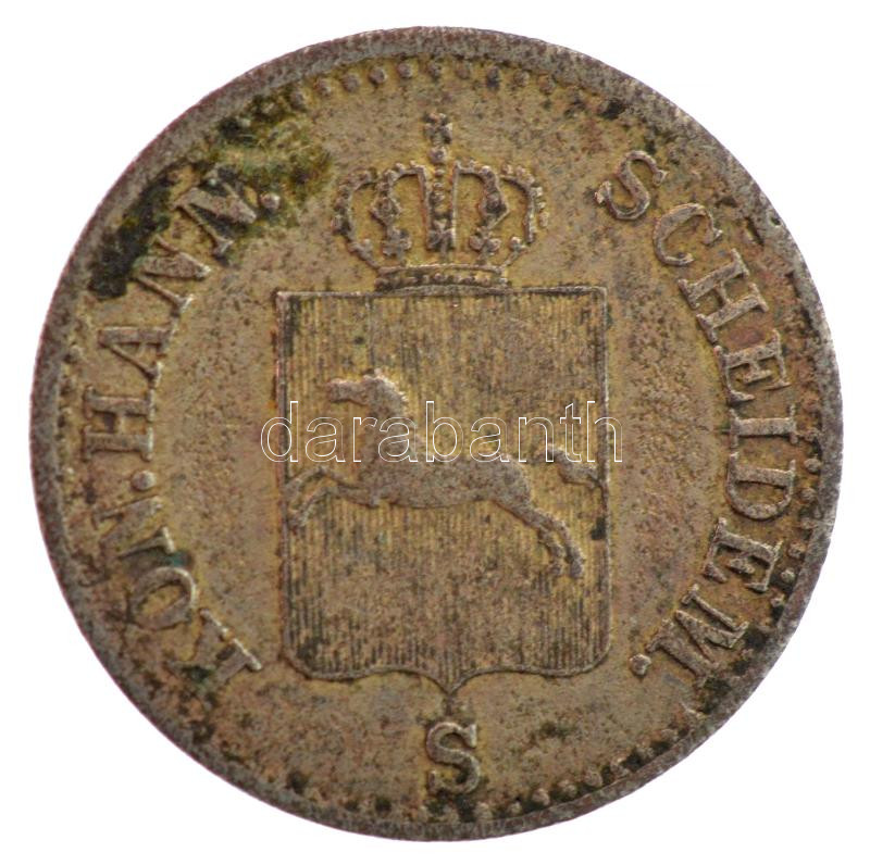 Német Államok / Hannover 1844S 6pf Ag 'Ernst August' T:2- German States / Hannover 1844S 6 Pfennig 'Ernst August' C:VF Krause KM# 198 - Image 2