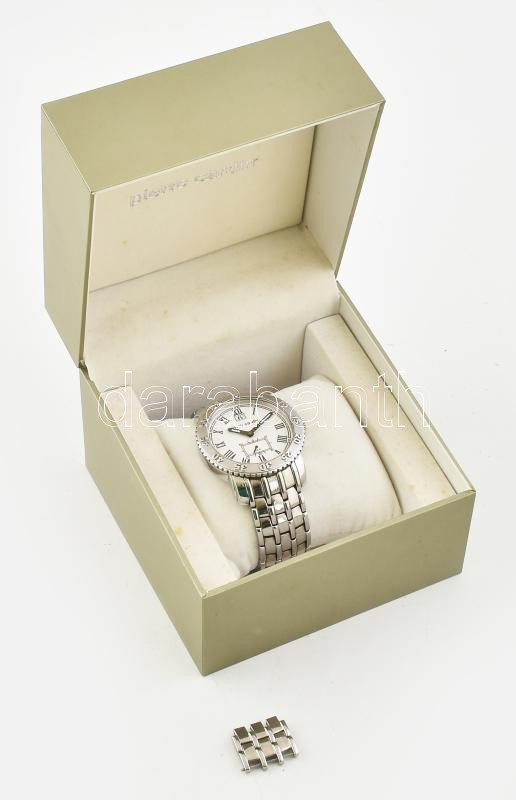 Pierre Cardin férfi quartz karóra, fém szíjjal, működik, d: 45mm