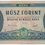 1949. 20Ft 'C 422 064957' T:III / Hungary 1949. 20 Forint 'C 422 064957' C:F Adamo F10