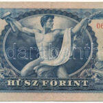 1949. 20Ft 'C 422 064957' T:III / Hungary 1949. 20 Forint 'C 422 064957' C:F Adamo F10 - Image 2