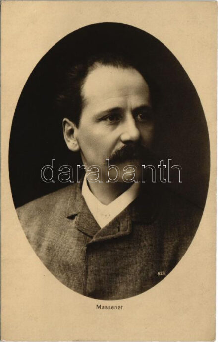 Jules Massenet (1842-1912), francia zeneszerző, operáiról ismert (Manon)