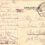 1919 Bilke, Bilok, Bilki, Bilky; Eckstein-féle ház / house and shop of Eckstein + 'Ceskosl. strel. pluk c. 30.' (EM) - Image 2