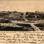 1901 Budapest VIII. Új vásártér, most kert-sétatér (ma II. János Pál pápa tér). Ganz Antal 117. (EK)