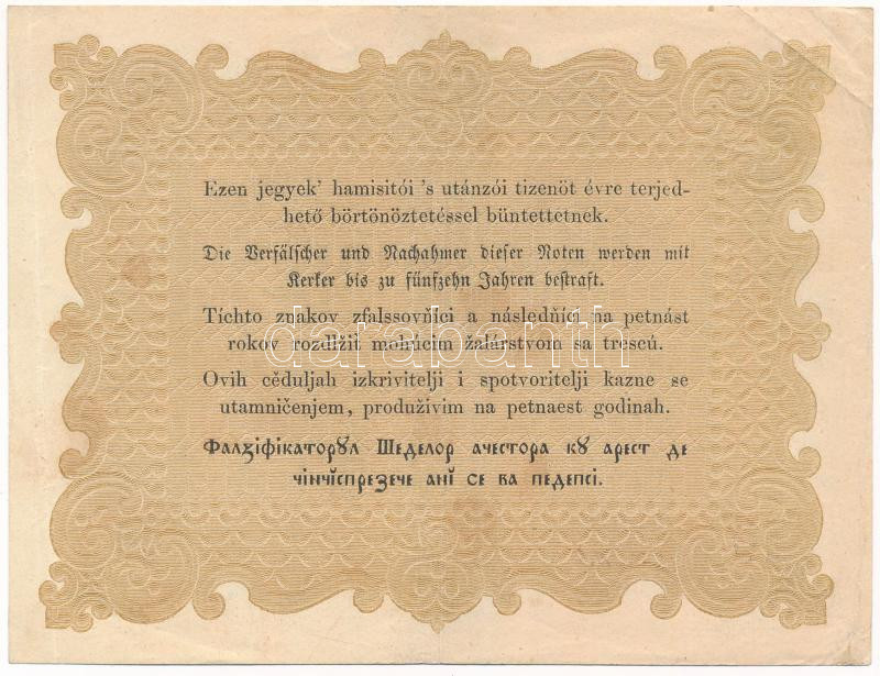 1848. 10Ft 'Kossuth bankó' 'Gq 3205 35' T:III szép papír Adamo G111 - Image 2