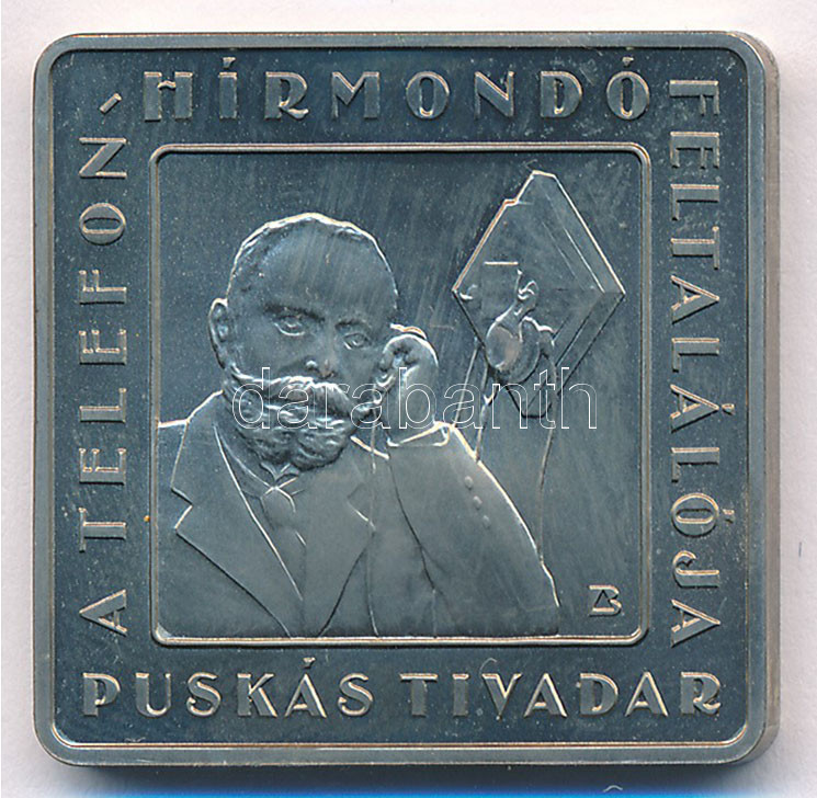 2008. 1000Ft Cu-Ni 'Telefonhírmondó - Puskás Tivadar' T:BU Adamo EM216