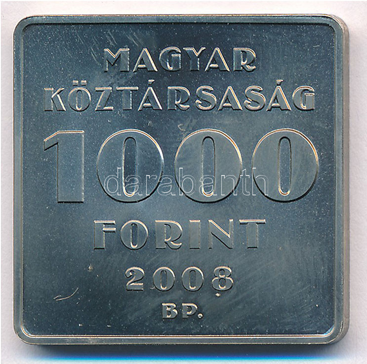 2008. 1000Ft Cu-Ni 'Telefonhírmondó - Puskás Tivadar' T:BU Adamo EM216 - Image 2