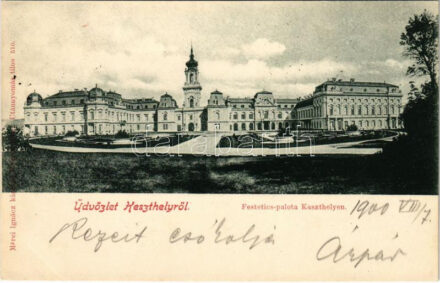 1900 Keszthely, Festetics Palota. Mérei Ignác 510.