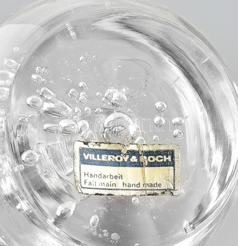 Villeroy&Boch üveg váza, egyik jelzett, hibátlan, m: 21-25 cm - Image 2