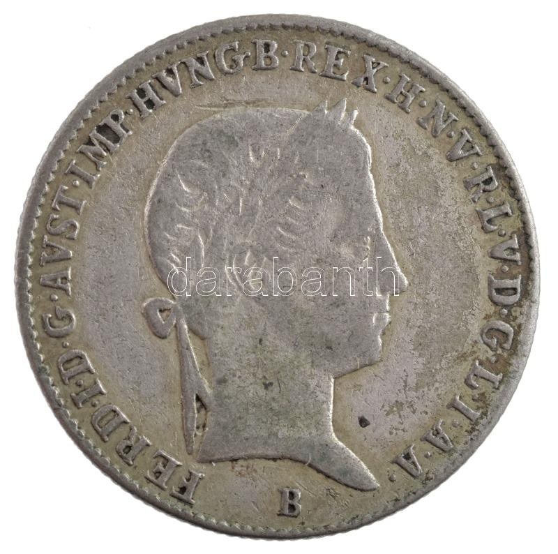 1843B 10kr Ag 'V. Ferdinánd' (3,82g) T:2- patina Hungary 1843B 10 Kreuzer Ag 'Ferdinand V' (3,82g) C:VF patina Huszár: 2085., Unger III.: 1422.