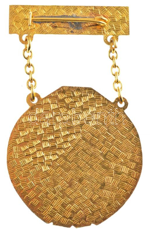 ~1970. '25 éves Tanácsi Munkáért' zománcozott fém kitüntető jelvény (50x30mm) T:1- - Image 2