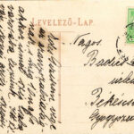 1912 Déva, vár. Kroll Gyula kiadása / castle + 'VÖRÖSTORONY - BUDAPEST 255. SZ.' vasúti mozgóposta bélyegző (EM) - Image 2