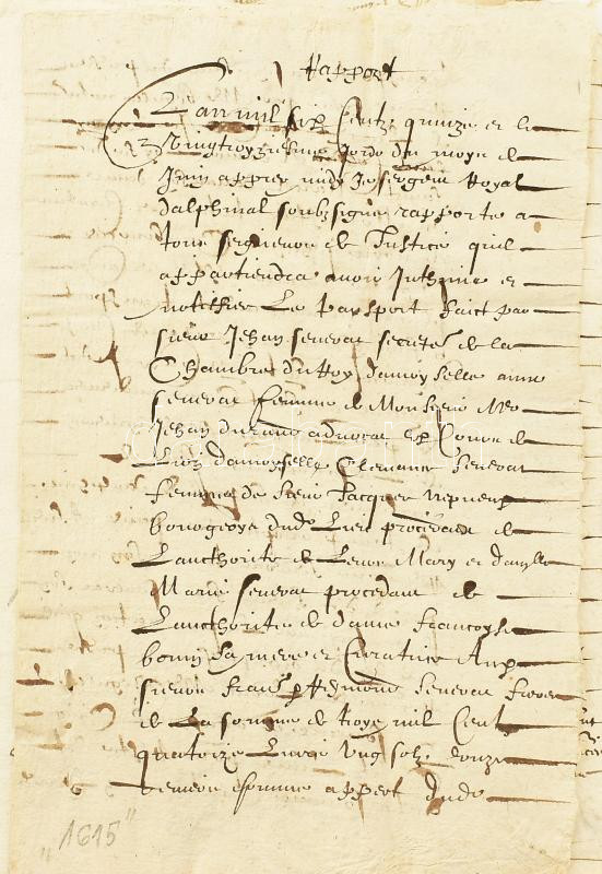 1610-1696 10 db kézzel írt francia nyelvű okmány és levél. Több oldalasak / Antique French manuscripts - Image 2