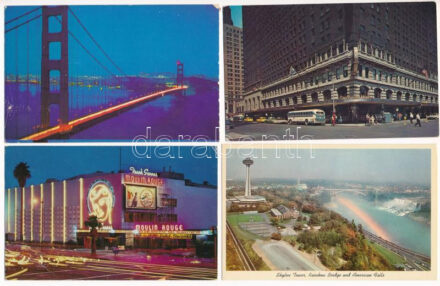38 db MODERN amerikai és kanadai képeslap / 38 modern American (USA) and Canadian postcards