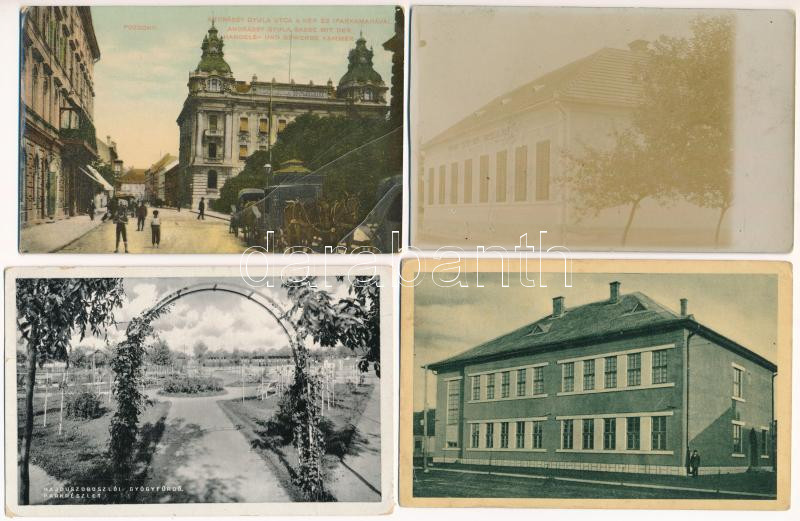 25 db RÉGI történelmi magyar város képeslap vegyes minőségben / 25 pre-1945 historical Hungarian town-view postcards in mixed quality - Image 2