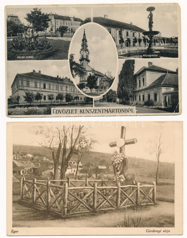25 db RÉGI történelmi magyar város képeslap vegyes minőségben / 25 pre-1945 historical Hungarian town-view postcards in mixed quality - Image 3